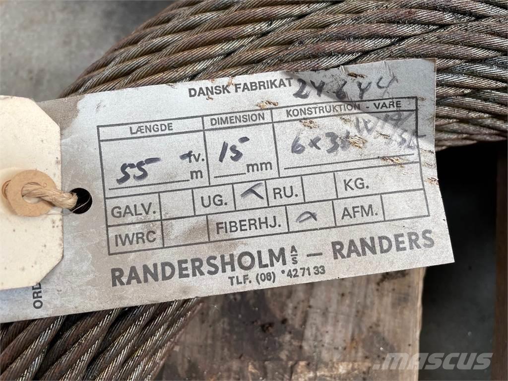 Stålwire Ø15 mm Crane parts and equipment