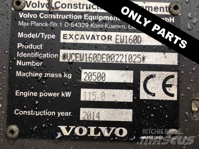 Volvo EW160D til ophug Crawler excavators