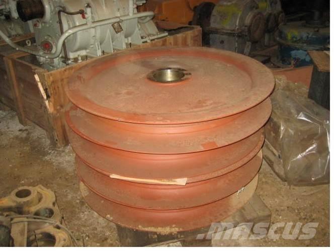  Wirehjul, ubrugte - 4 stk. Crane parts and equipment