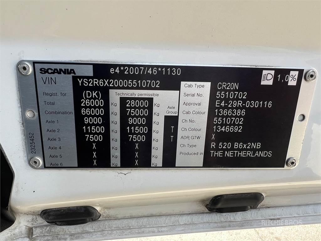 Scania R520 hejs Demountable trucks