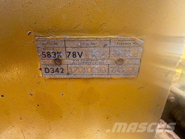 CAT 583K Pipelayer dozers