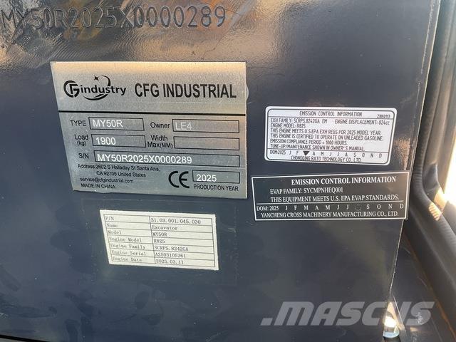 CFG MY50R Crawler excavators