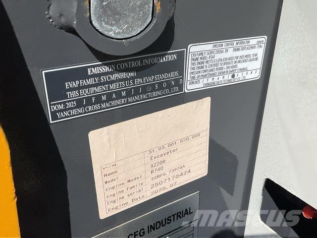 CFG XZ20R Crawler excavators