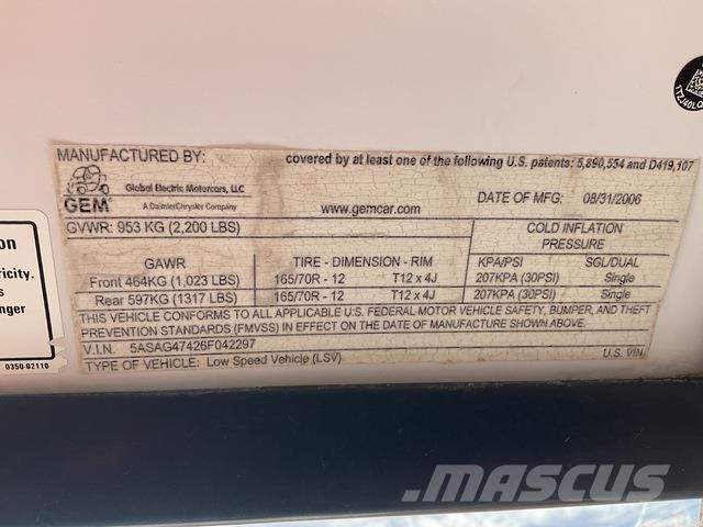  GEM E4 Utility machines