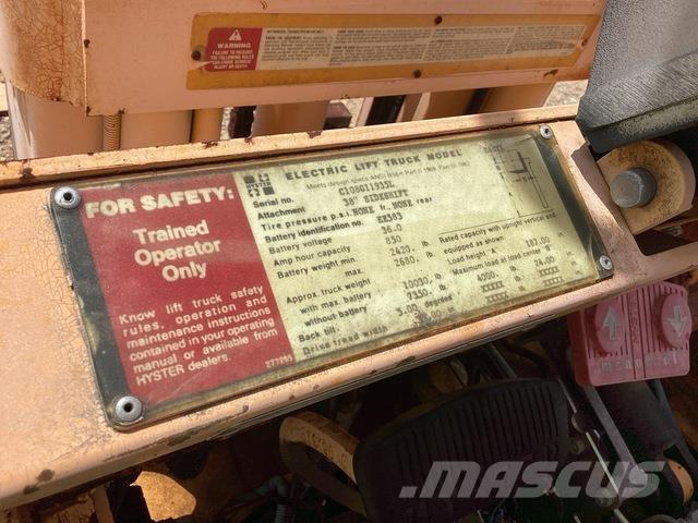 Hyster E40XL Electric forklift trucks