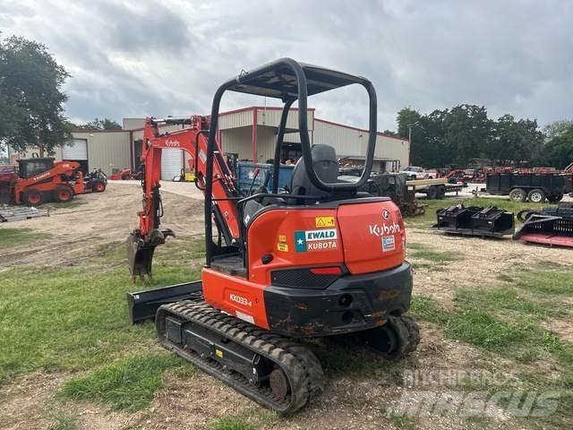 Kubota KX033-4 Crawler excavators