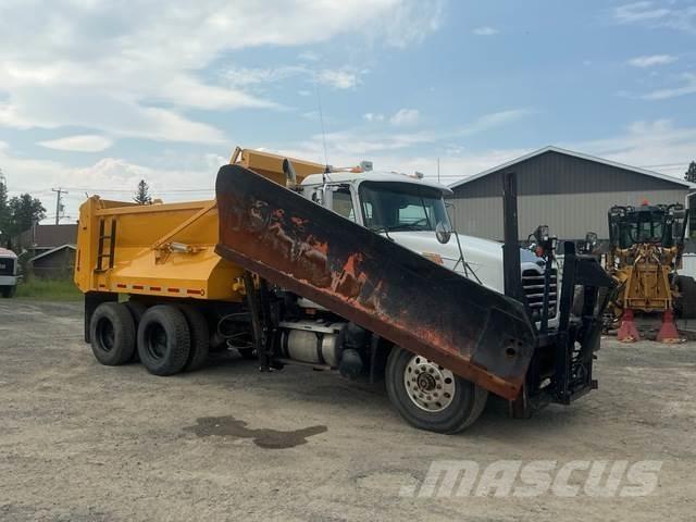 Mack CV713 Snow blades and plows