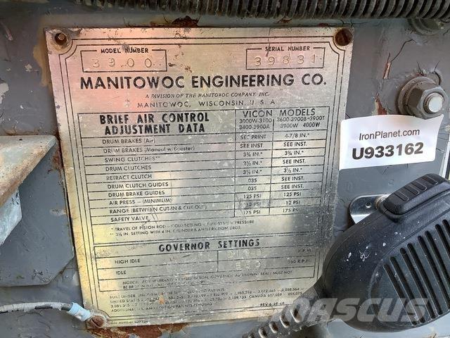 Manitowoc 3900 Track mounted cranes