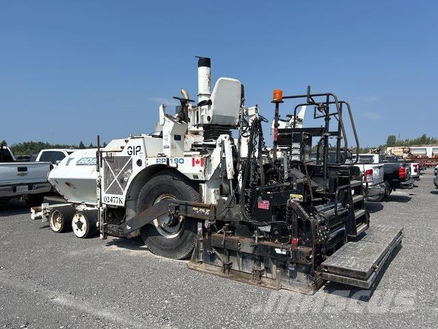 Roadtec RP-190 Asphalt pavers