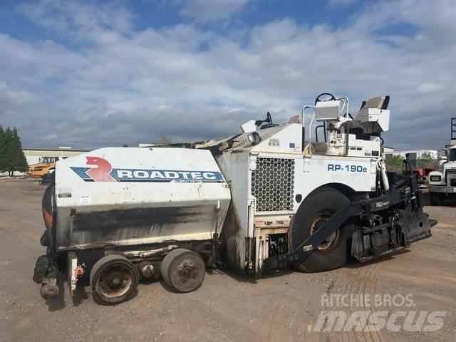 Roadtec RP190E Asphalt pavers