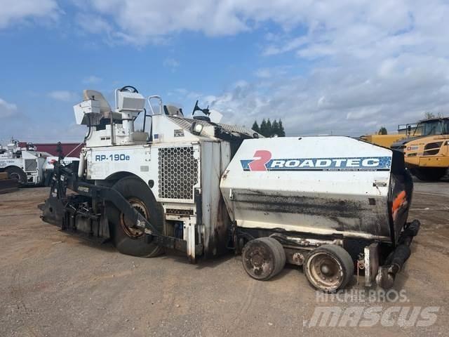 Roadtec RP190E Asphalt pavers