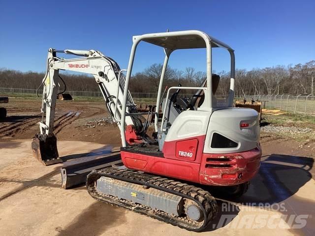 Takeuchi TB240 Crawler excavators