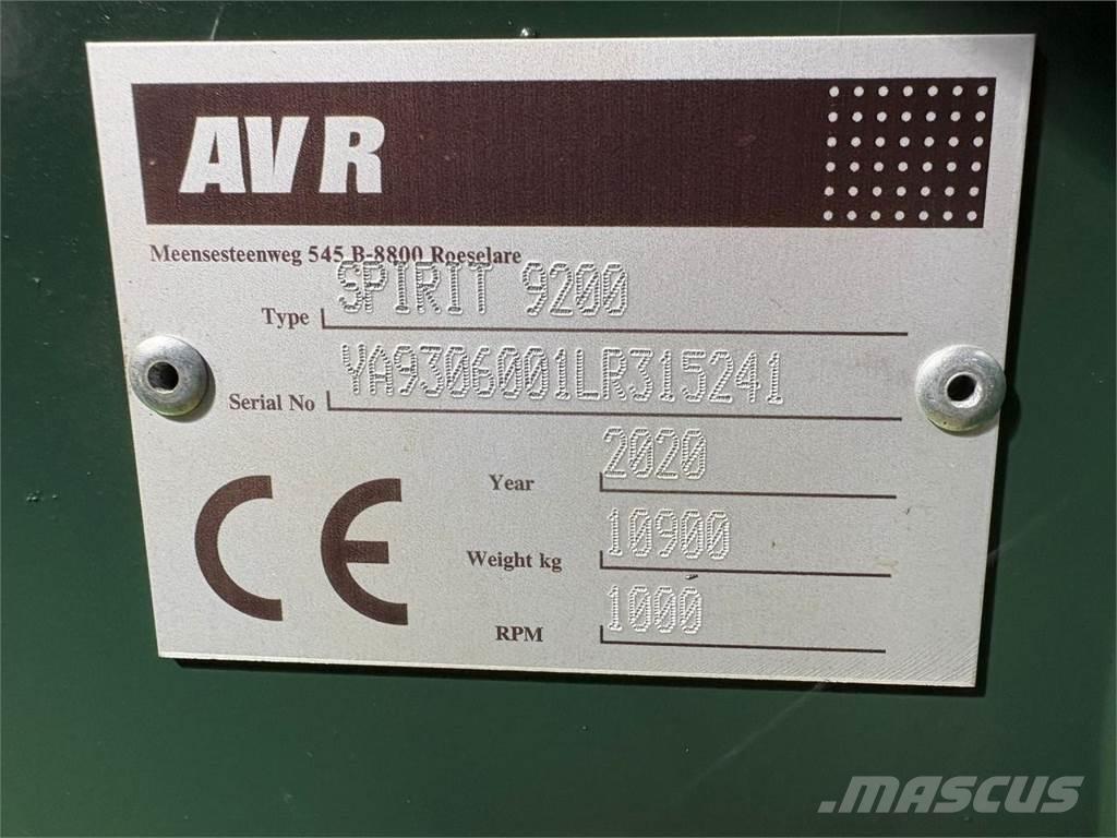 AVR SPIRIT 9200 Potato harvesters