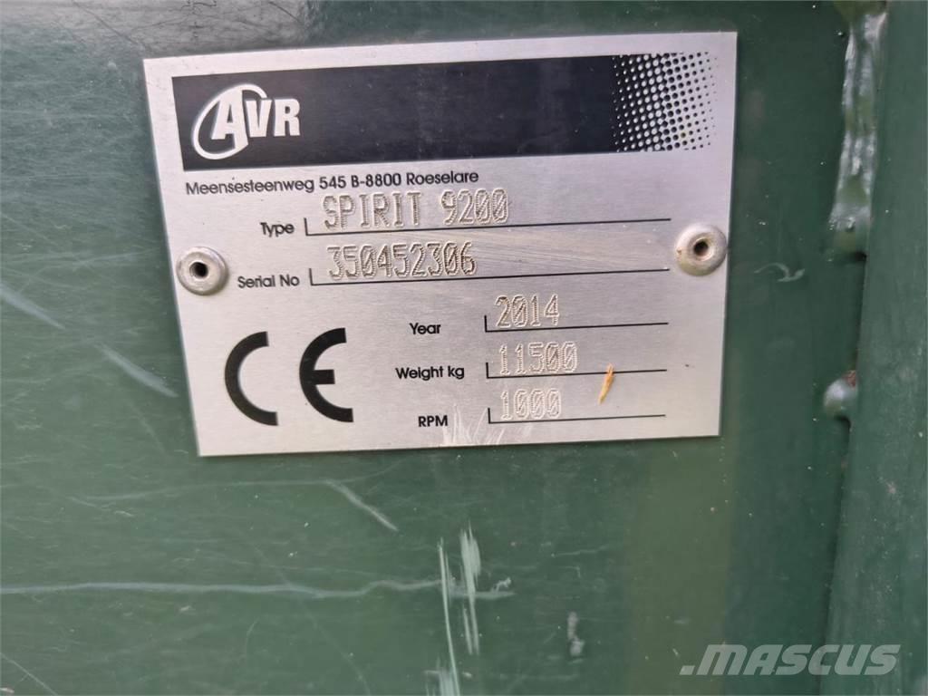 AVR SPIRIT 9200 Potato harvesters