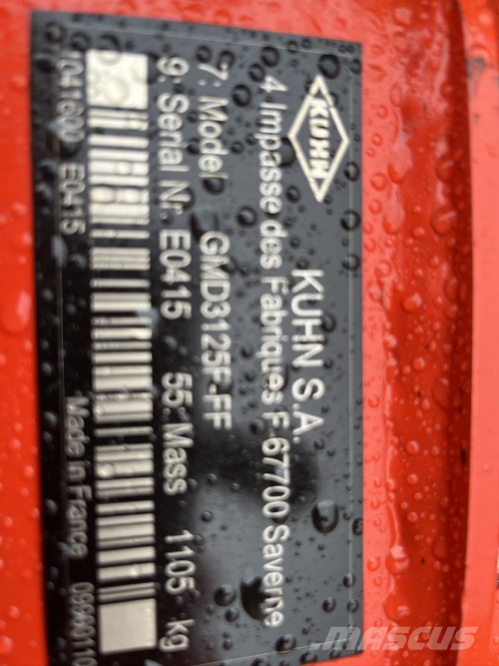 Kuhn GMD 3125 F Swathers