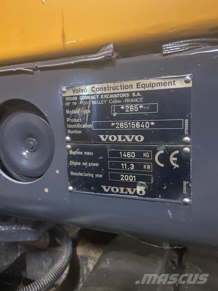 Volvo EC 15 Mini excavators < 7t (Mini diggers)