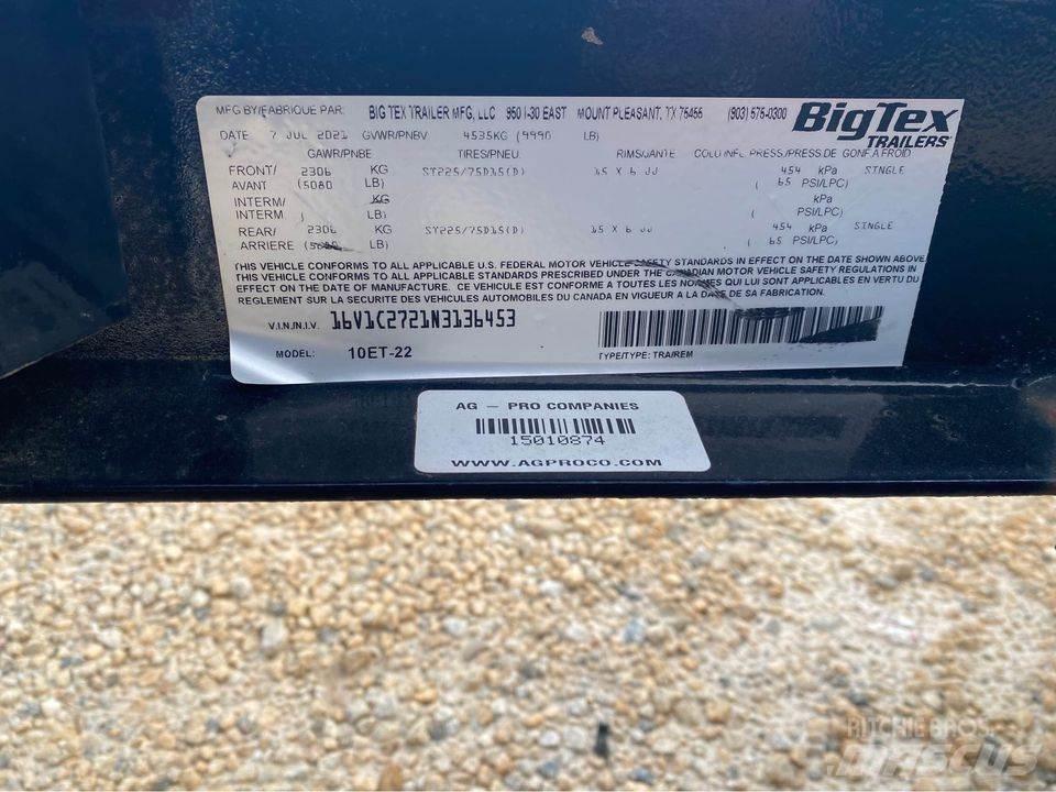 Big Tex 10ET-22 Multi-purpose Trailers
