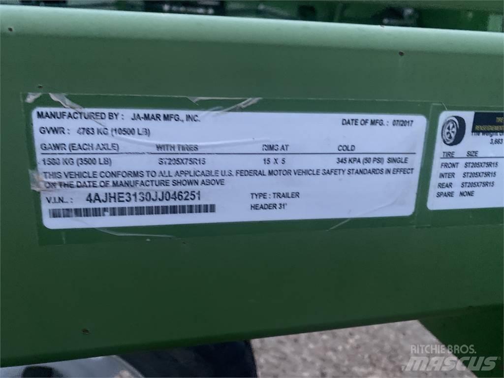 Ja-Mar 31ft Grain / Silage Trailers