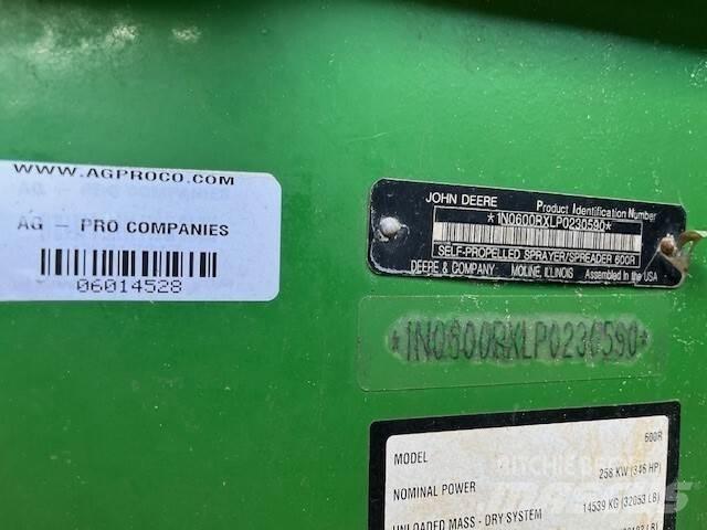 John Deere 600R Trailed sprayers