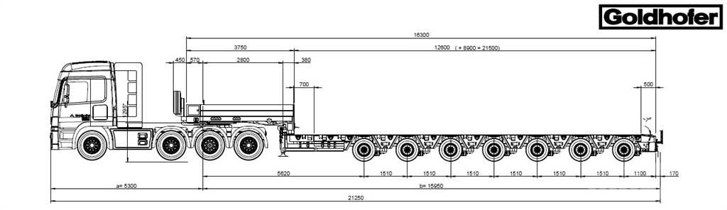 Goldhofer MPA 7 Low loader-semi-trailers