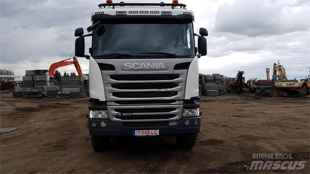 Scania G 490 Skip bin truck