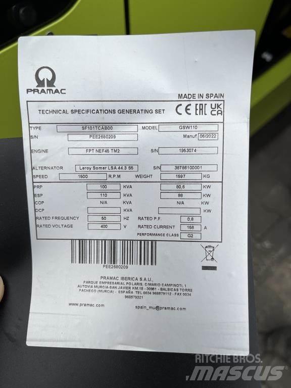 Pramac GSW110 Other Generators