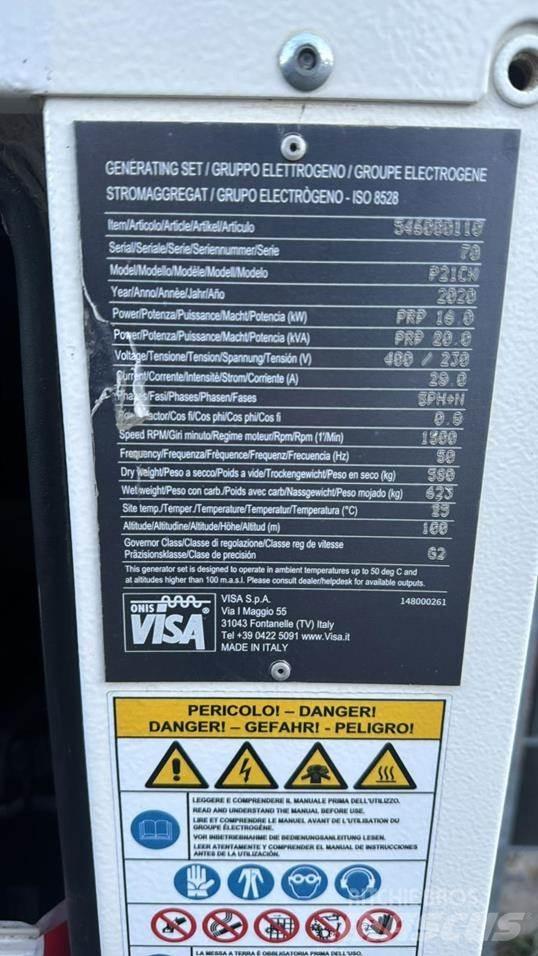 Visa P21CK Other Generators