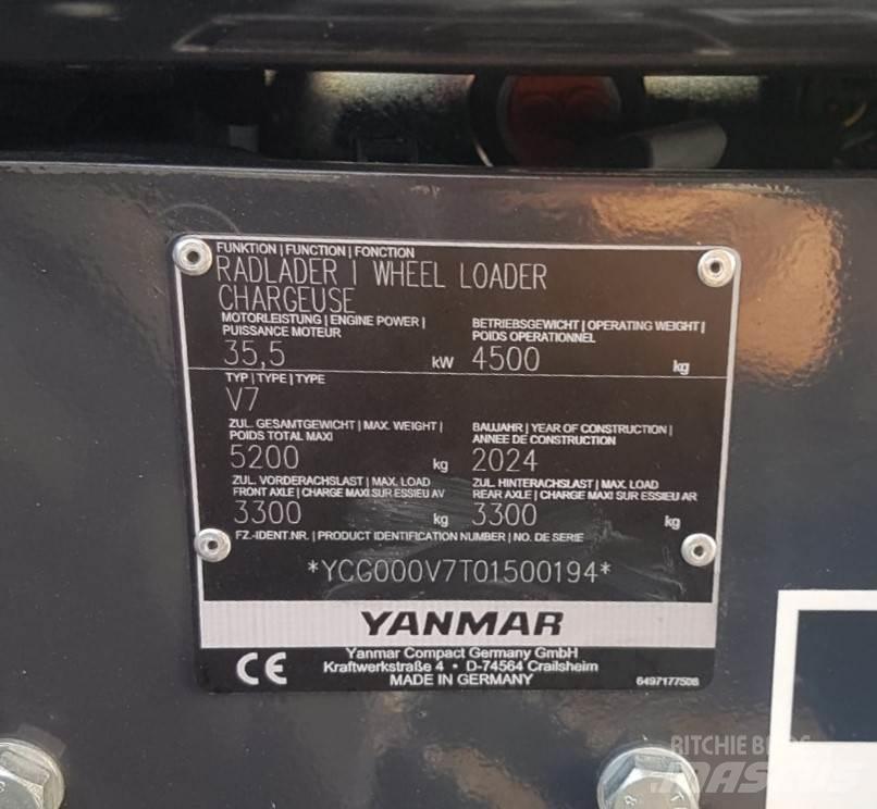 Yanmar V7 HW Wheel loaders