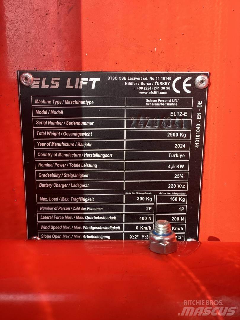 ELS LIFT EL12E Scissor lifts