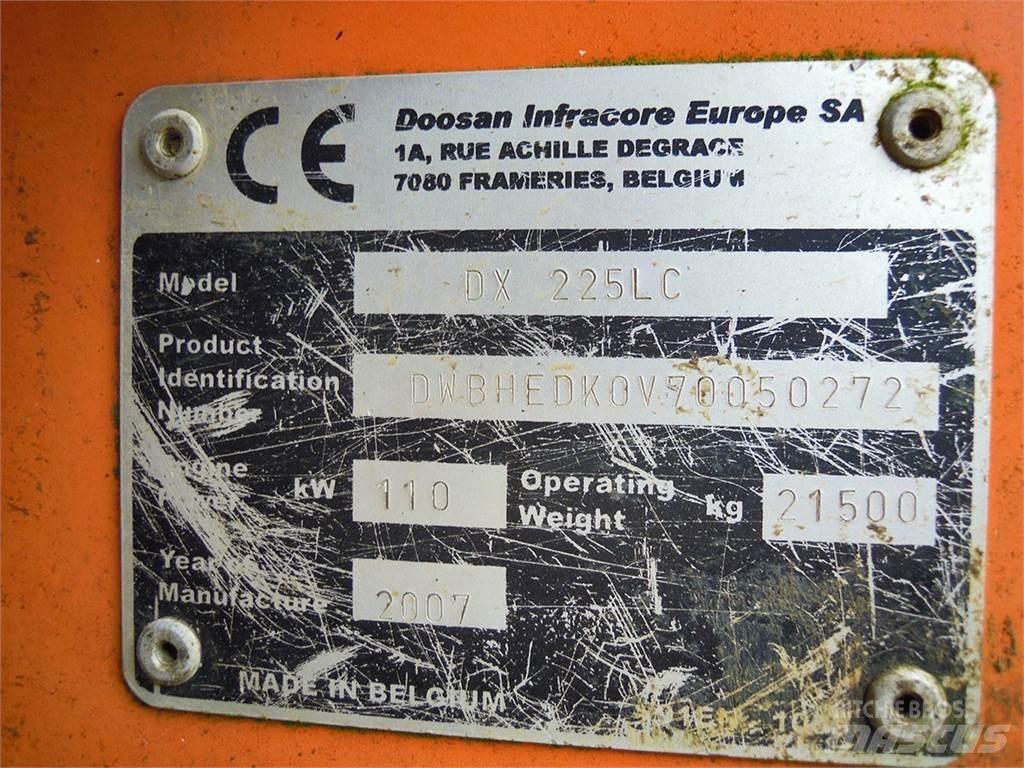 Doosan DX225LC Crawler excavators
