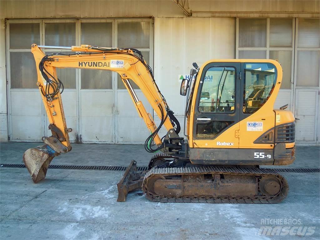 Hyundai R55-9 Mini excavators < 7t (Mini diggers)