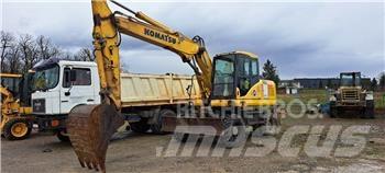 Komatsu PW160-7EO Wheeled excavators