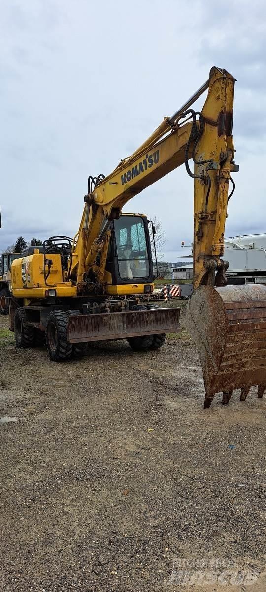 Komatsu PW160-7EO Wheeled excavators