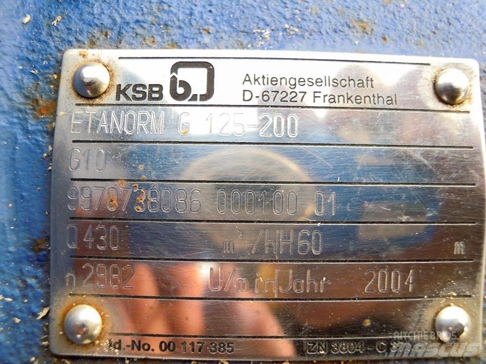 KSB ETANORM G 125-200 Waterpumps