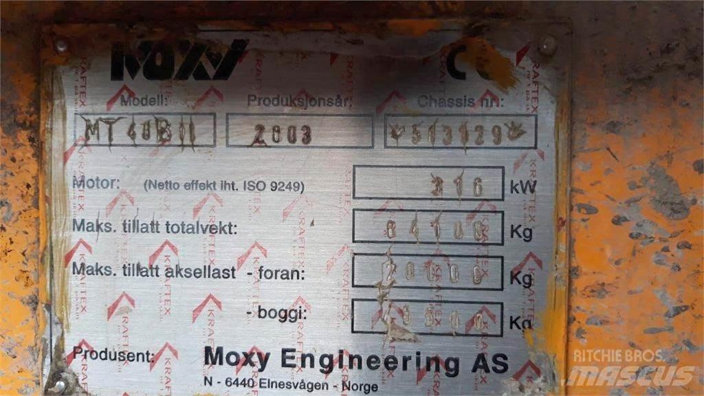 Moxy MT 40B Articulated Haulers