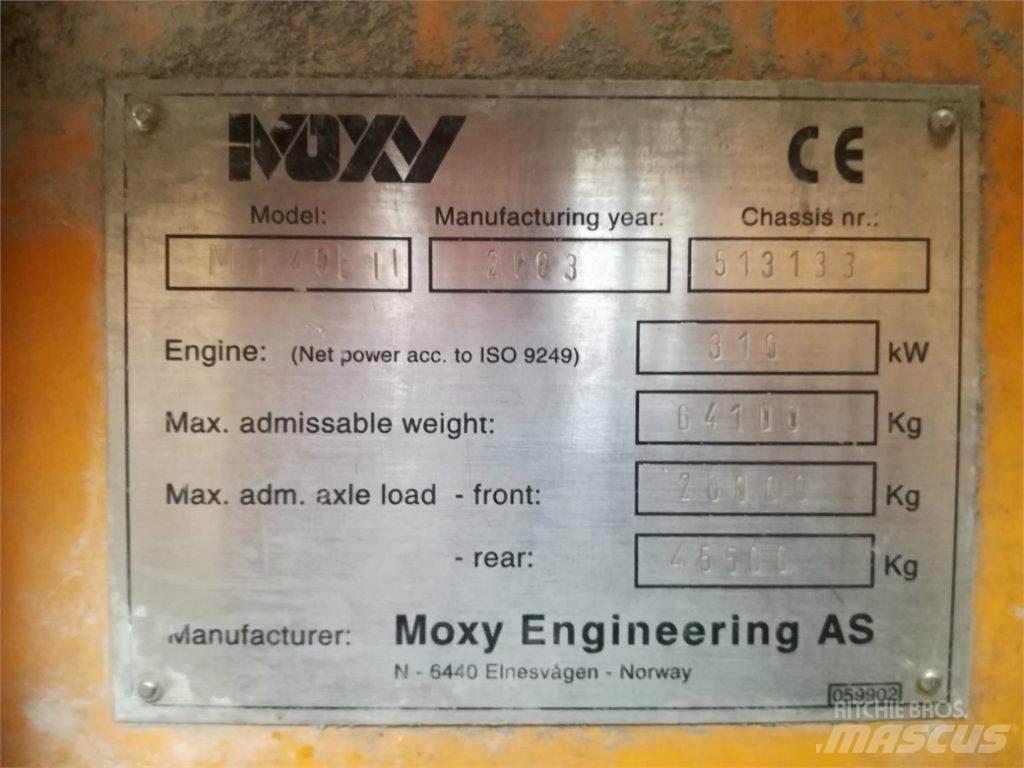 Moxy MT 40B Articulated Haulers
