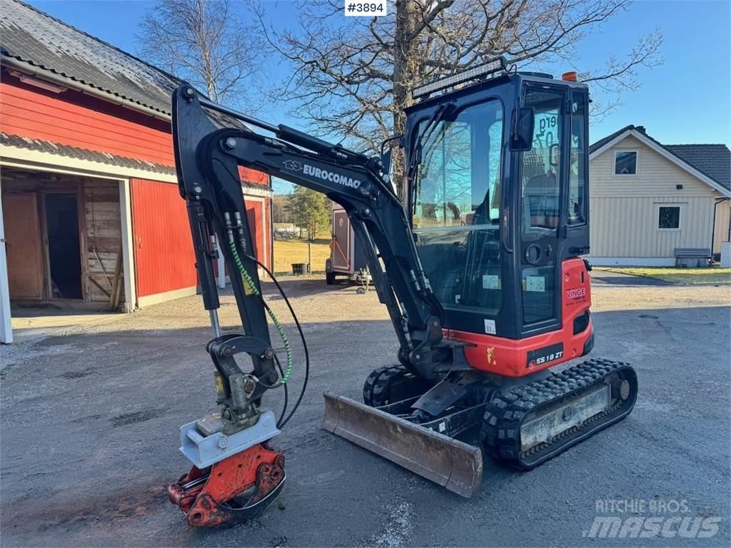 Euromach ES18ZT Crawler excavators