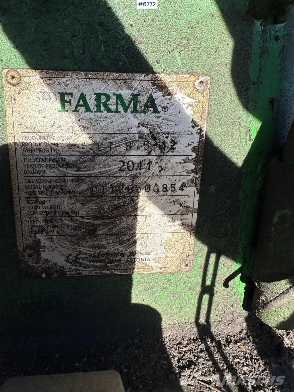 Farma CT 8,5 - 12 Timber trailers