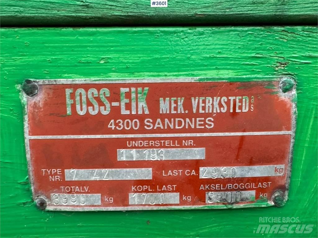 Foss-Eik 4T Grain / Silage Trailers