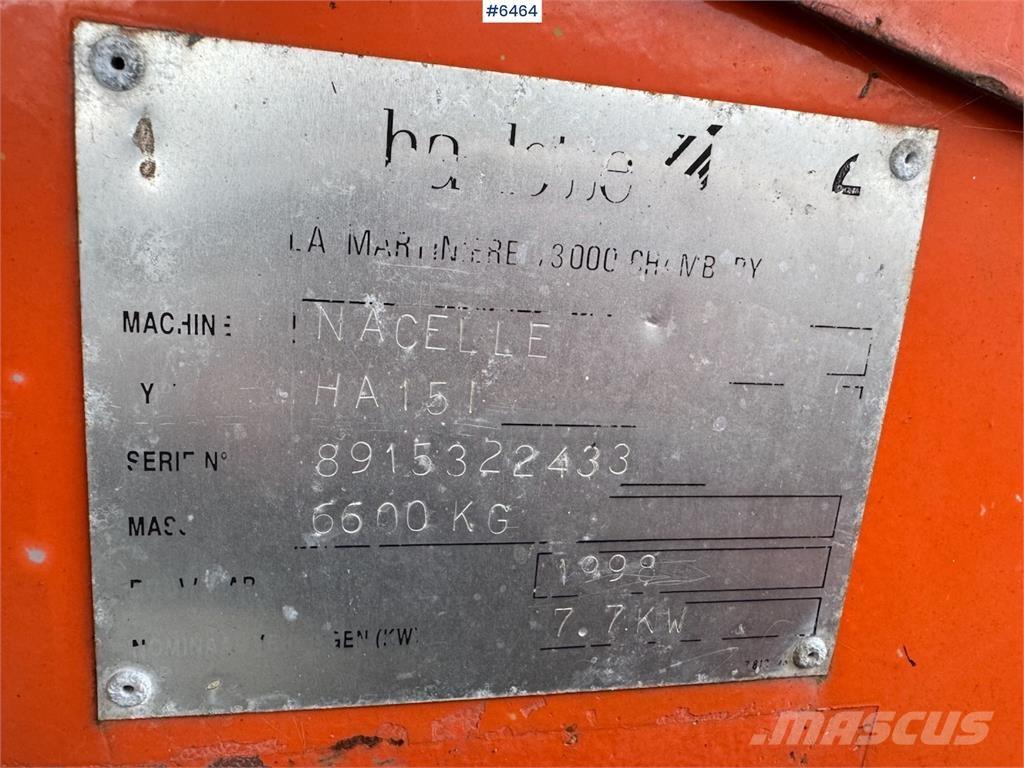 Haulotte HA 15 I Other lifts and platforms