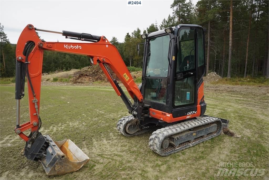 Kubota U27-4 Crawler excavators