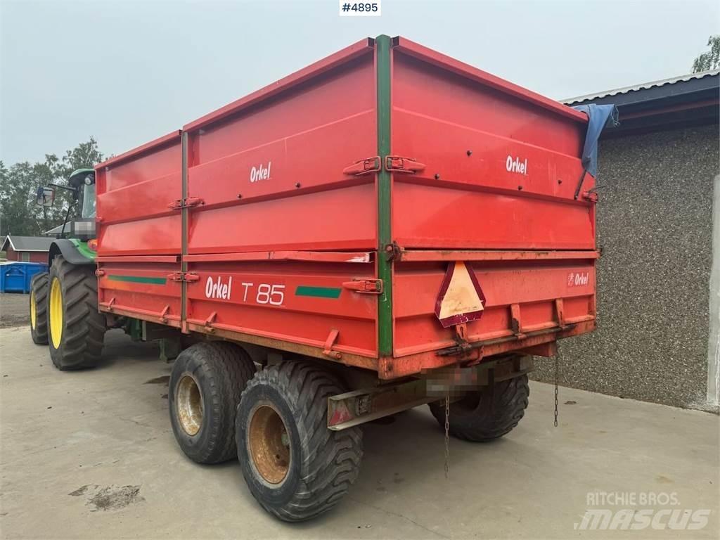 Orkel T85S henger Grain / Silage Trailers