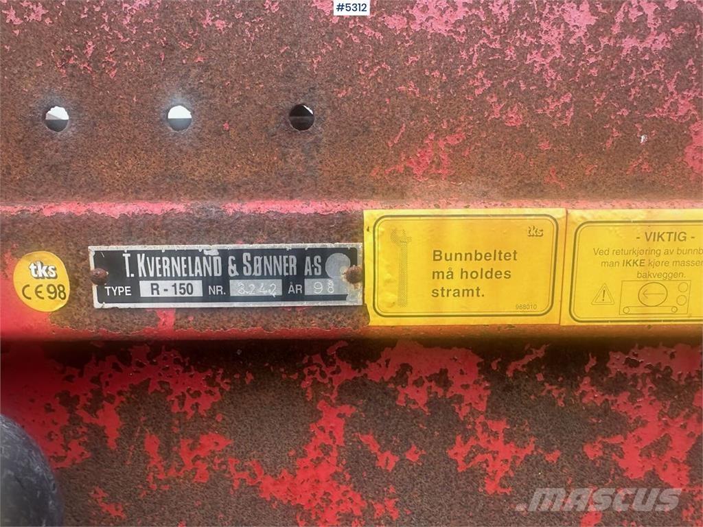 TKS R-150 Other vegetable equipment