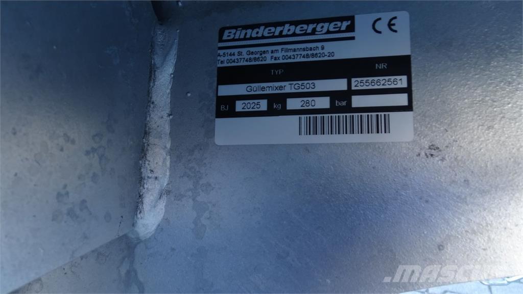 Binderberger T 503 Other fertilizing machines and accessories