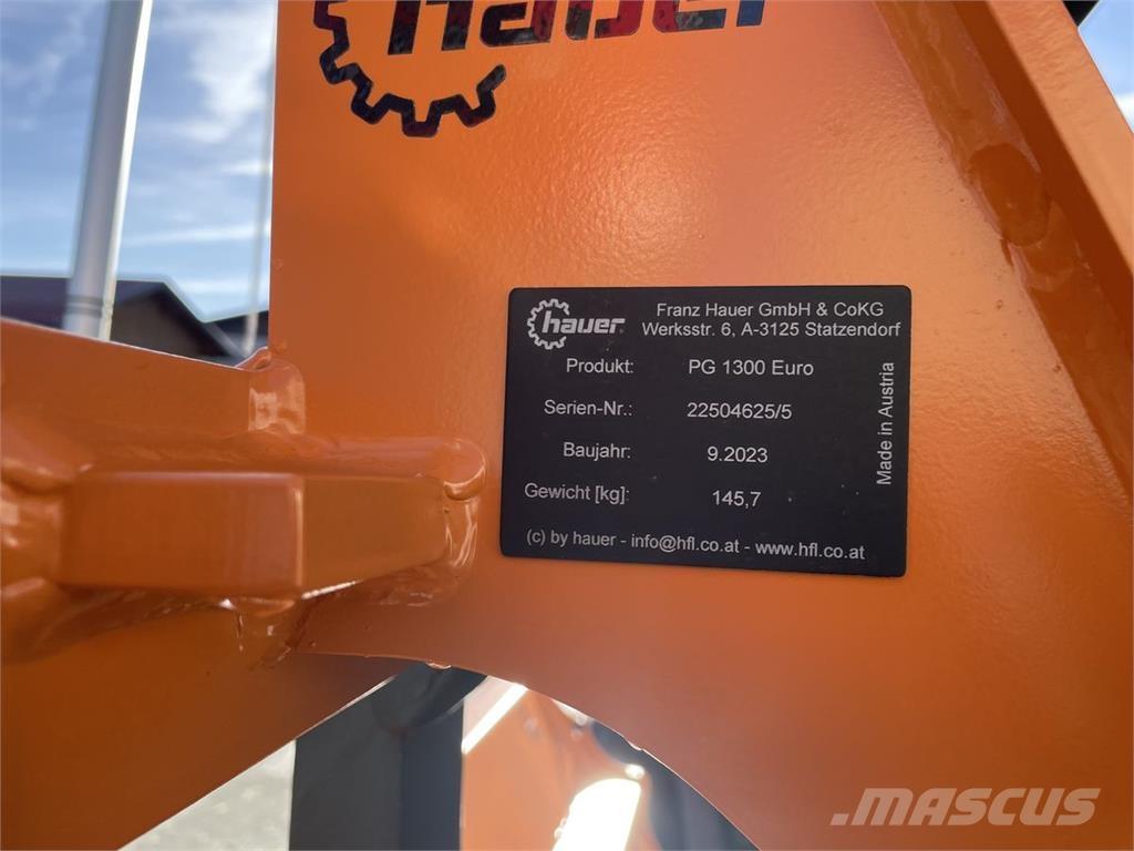 Hauer PG 1300 EURO Other tractor accessories