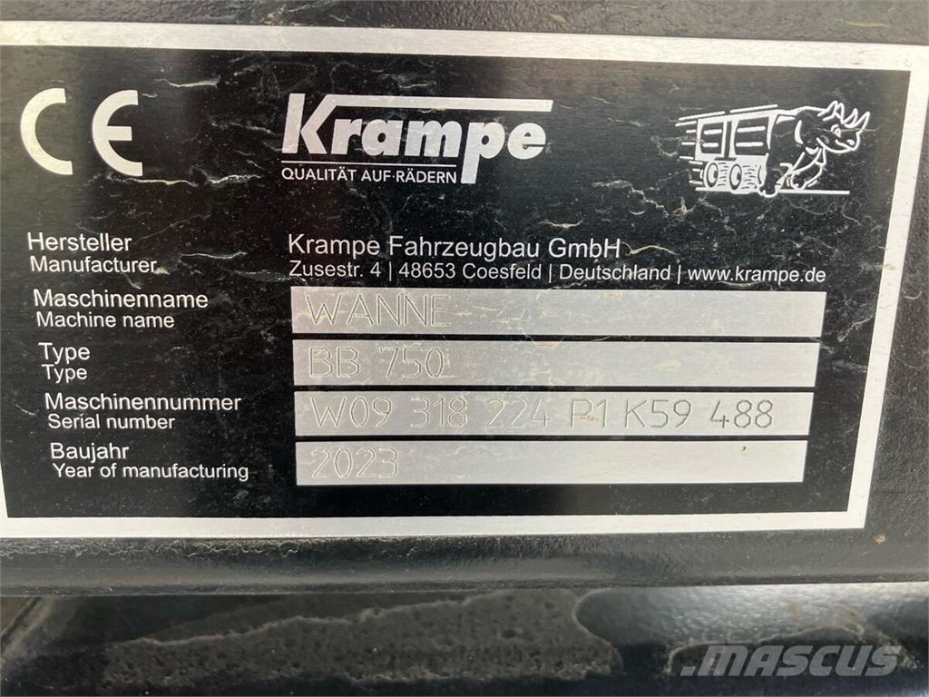 Krampe BigBody 750 Tipper trucks