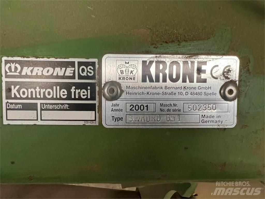 Krone Swadro 651 Swathers