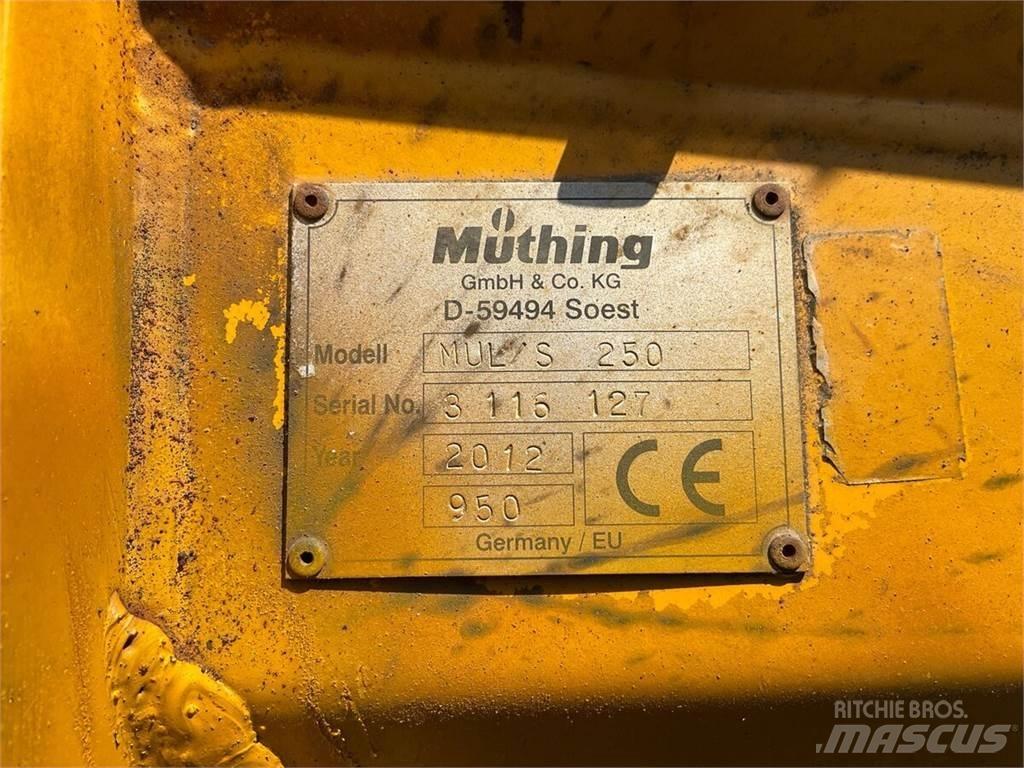 Müthing MUL/S 250 Pasture mowers and toppers