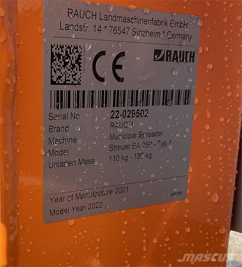 Rauch SA 250 Other groundscare machines