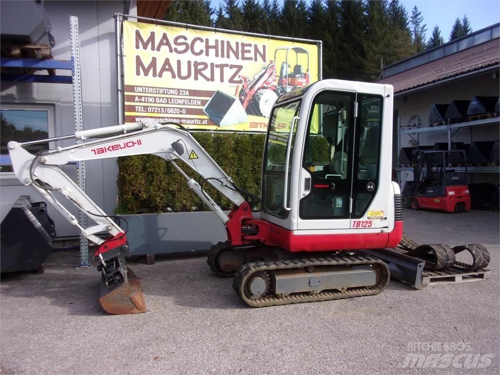 Takeuchi TB125 Mini excavators < 7t (Mini diggers)